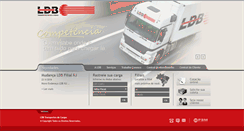 Desktop Screenshot of ldbcargas.com.br